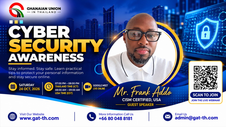 G-Union to Host Cyber Security Awareness Webinar in Thailand – October 24, 2026