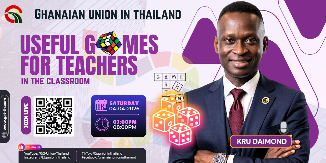 Elevate Your Classroom: G-Union presents 'Useful Games for Teachers' Webinar with Kru Daimond