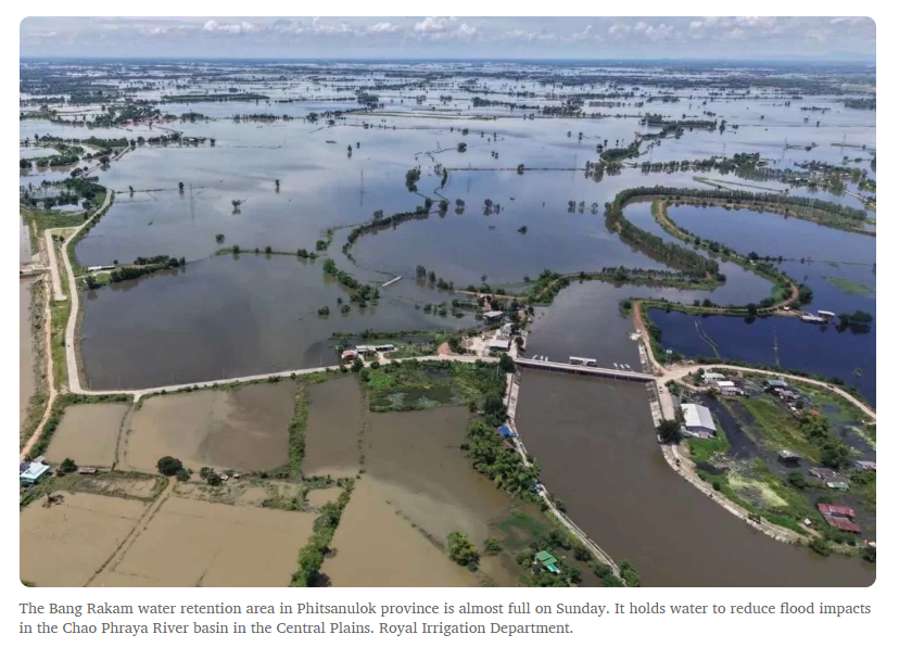 Flood Crisis Deepens Across Thailand, Water Retention Areas Strained to the Limit